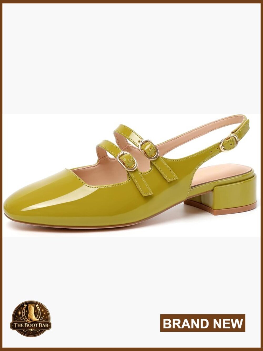 Chunky Low Heel Mary Jane Pumps Slingback Ankle Strap Dress Shoes